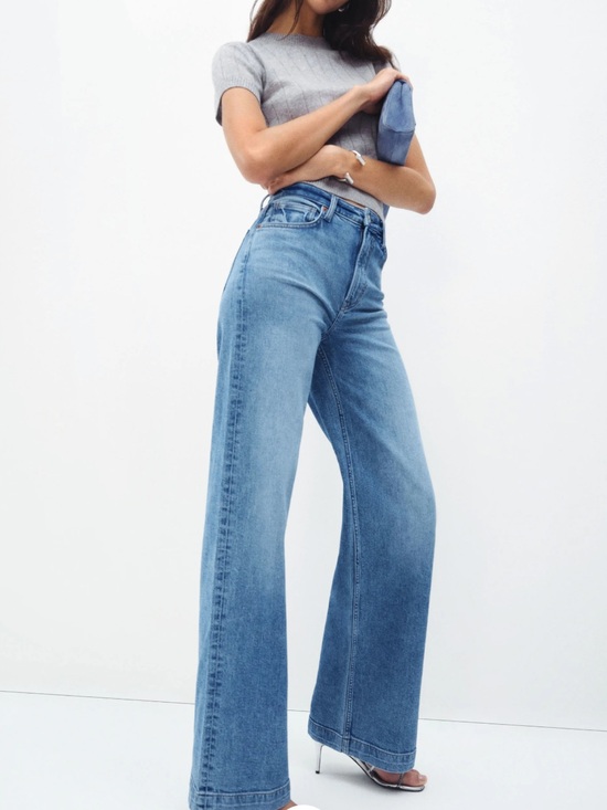 Reformation Denim - Reformation Light Blue Wide Leg Jeans